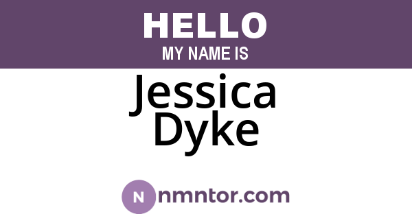 Jessica Dyke