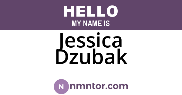 Jessica Dzubak
