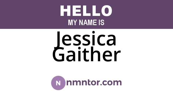 Jessica Gaither