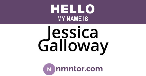 Jessica Galloway