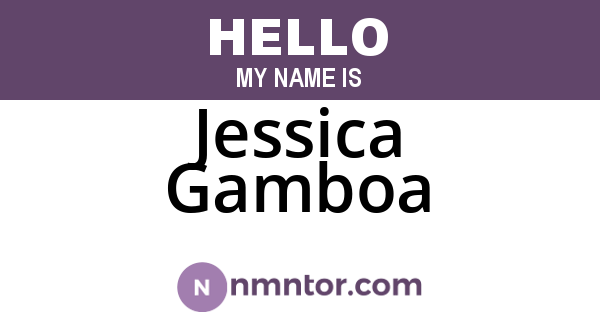 Jessica Gamboa