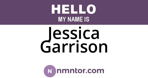 Jessica Garrison