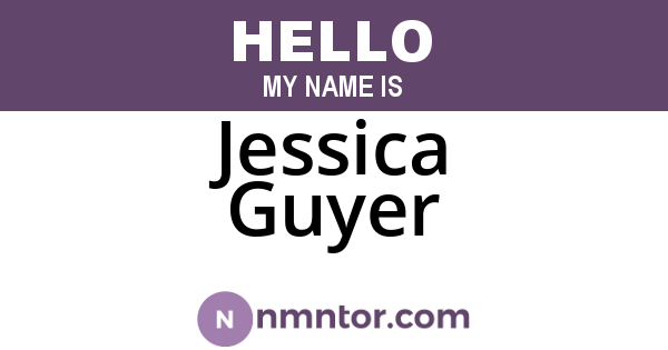 Jessica Guyer