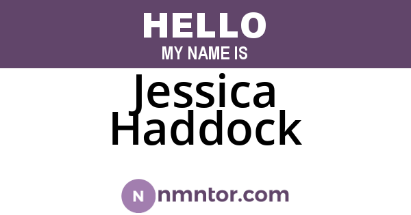 Jessica Haddock