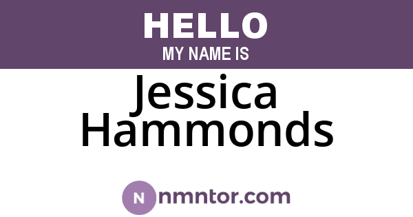 Jessica Hammonds