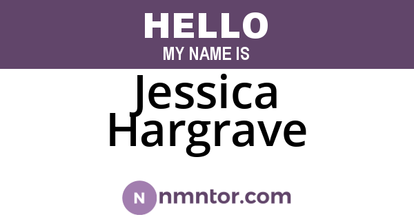 Jessica Hargrave