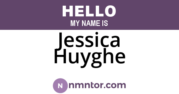 Jessica Huyghe
