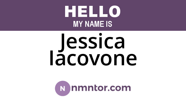 Jessica Iacovone