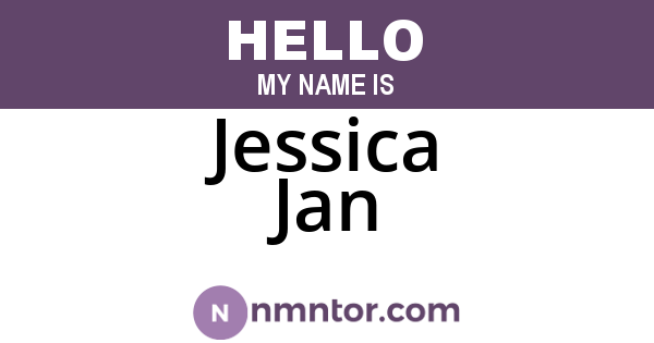 Jessica Jan