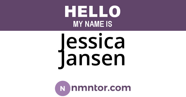 Jessica Jansen