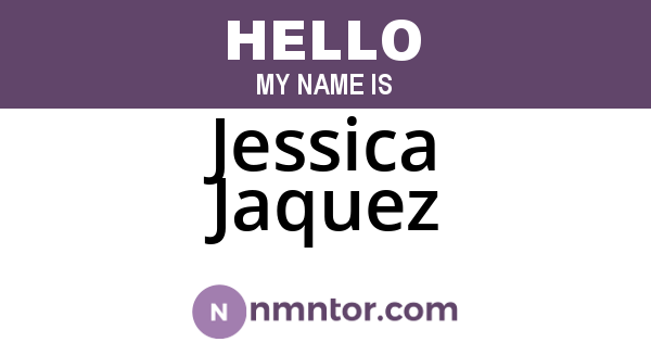 Jessica Jaquez