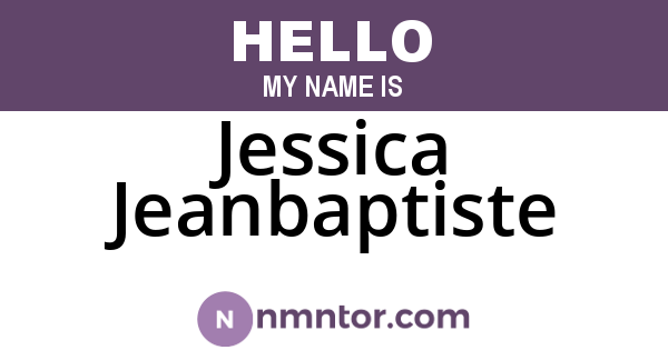 Jessica Jeanbaptiste