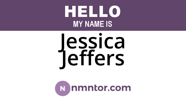 Jessica Jeffers