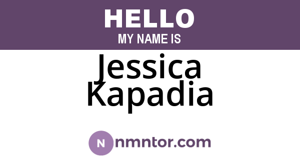 Jessica Kapadia