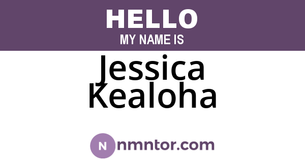Jessica Kealoha