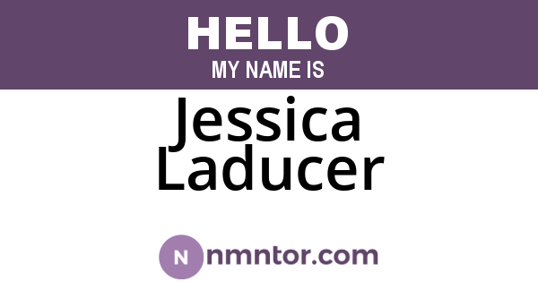 Jessica Laducer