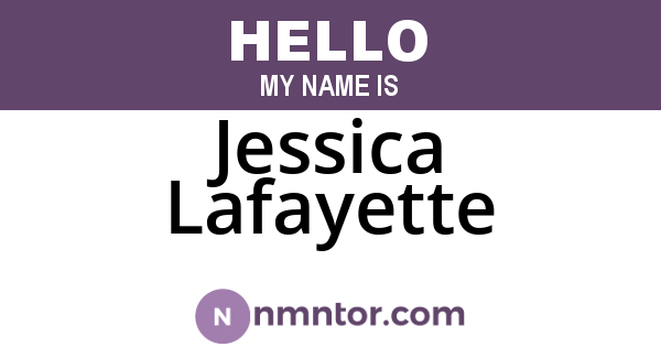 Jessica Lafayette