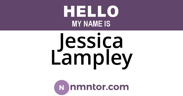 Jessica Lampley