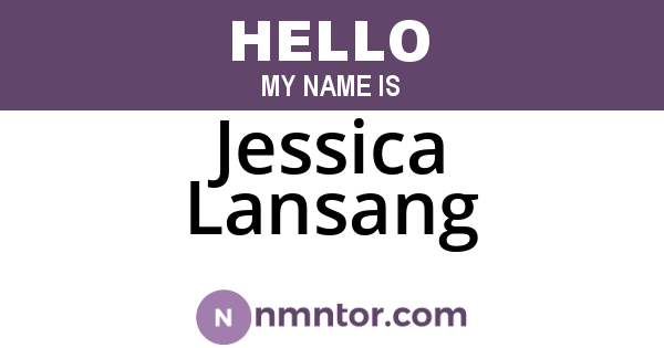 Jessica Lansang
