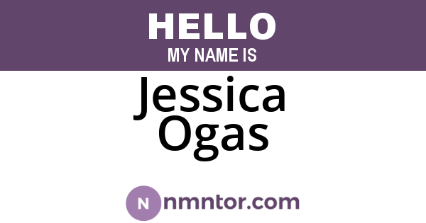 Jessica Ogas