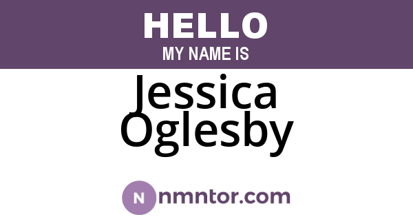 Jessica Oglesby