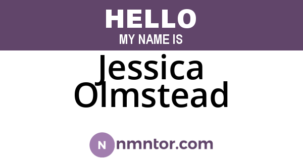 Jessica Olmstead