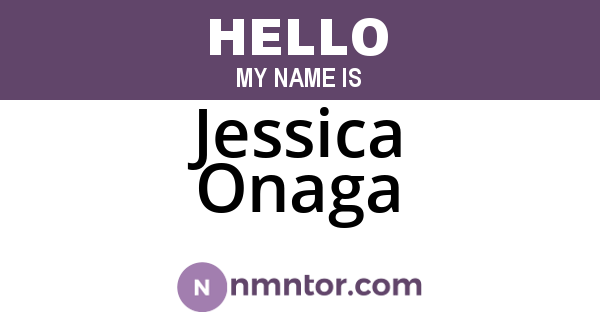 Jessica Onaga