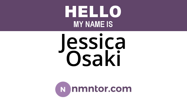 Jessica Osaki