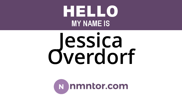 Jessica Overdorf