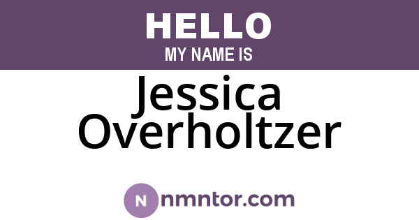 Jessica Overholtzer