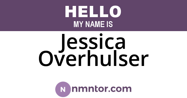 Jessica Overhulser