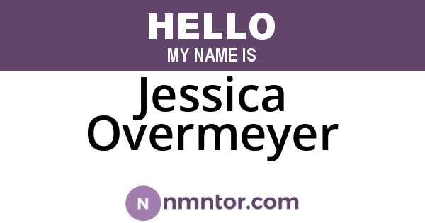 Jessica Overmeyer