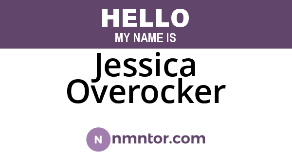 Jessica Overocker