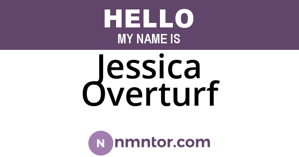 Jessica Overturf