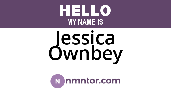 Jessica Ownbey
