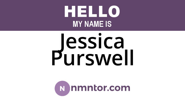 Jessica Purswell