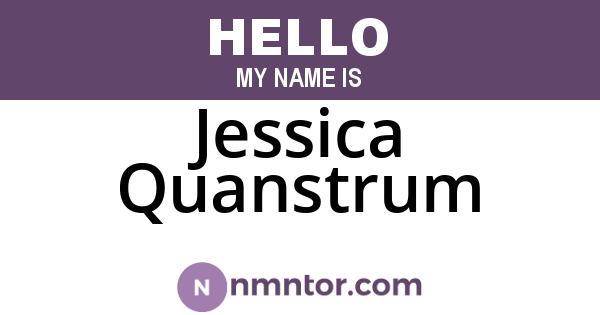 Jessica Quanstrum