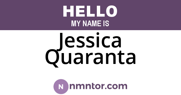 Jessica Quaranta