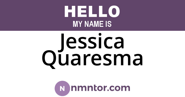 Jessica Quaresma