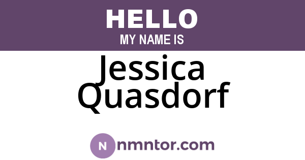 Jessica Quasdorf