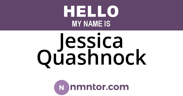 Jessica Quashnock