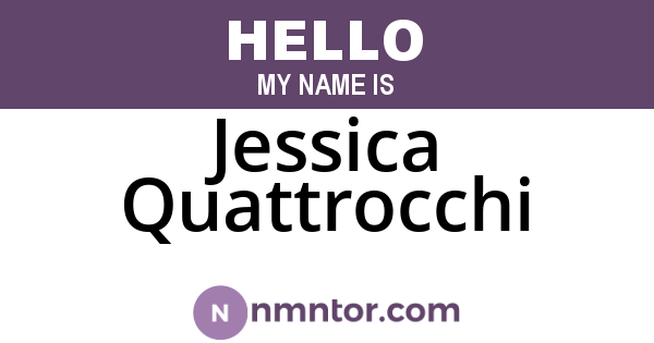 Jessica Quattrocchi
