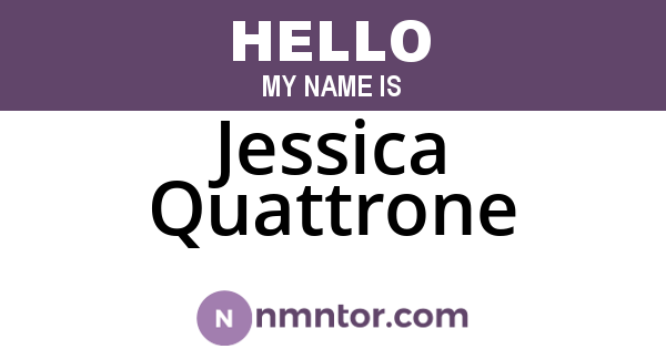 Jessica Quattrone