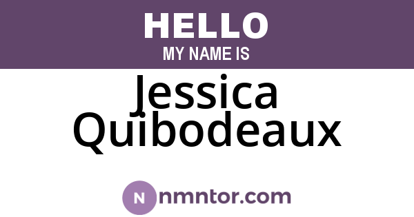 Jessica Quibodeaux