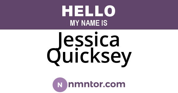 Jessica Quicksey