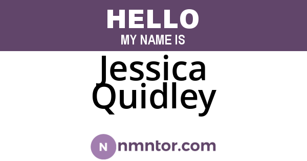 Jessica Quidley