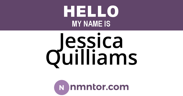 Jessica Quilliams