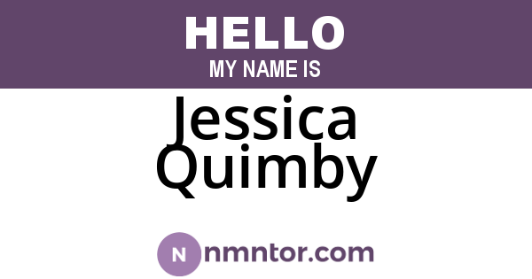 Jessica Quimby