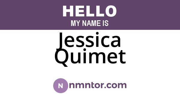 Jessica Quimet