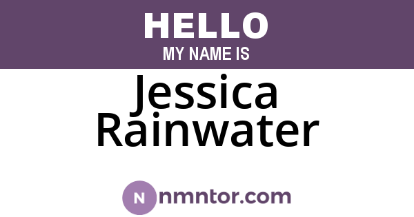 Jessica Rainwater